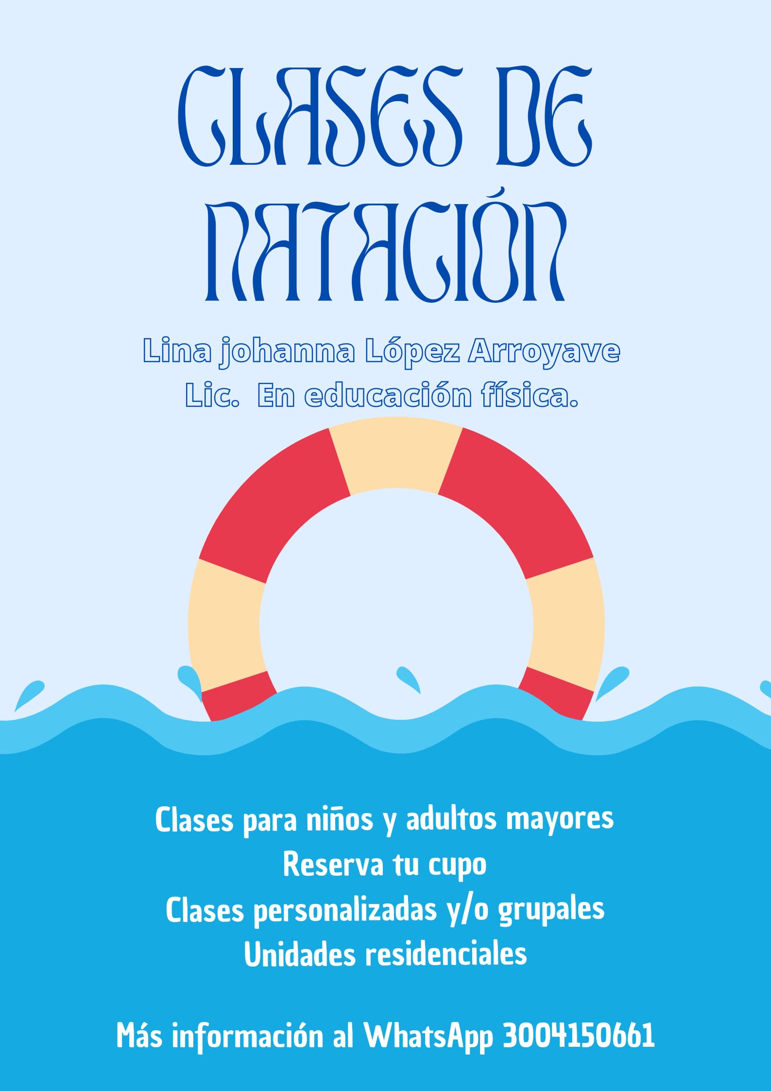 Clases de natación